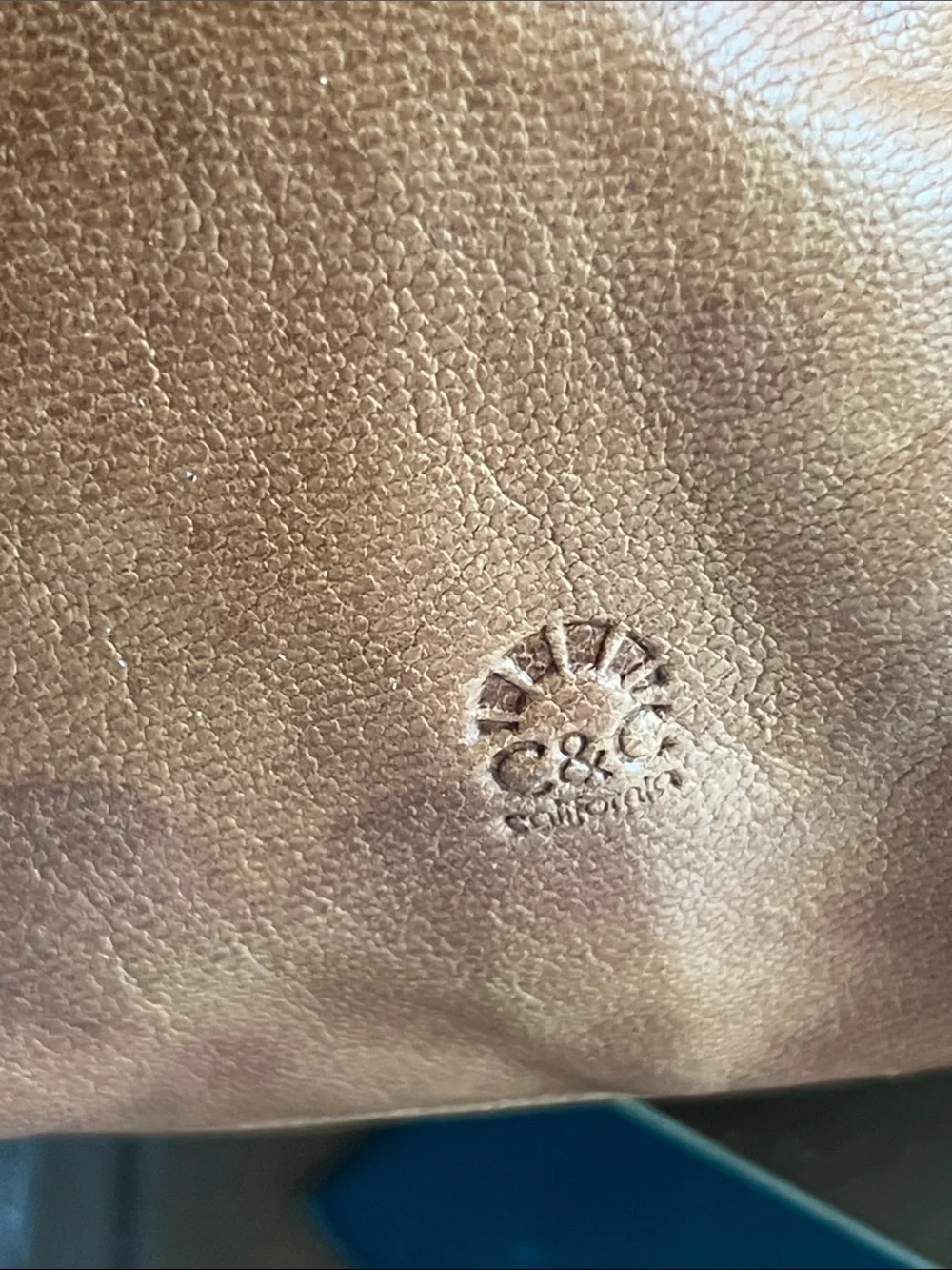 C&C California Brown Leather Backpack